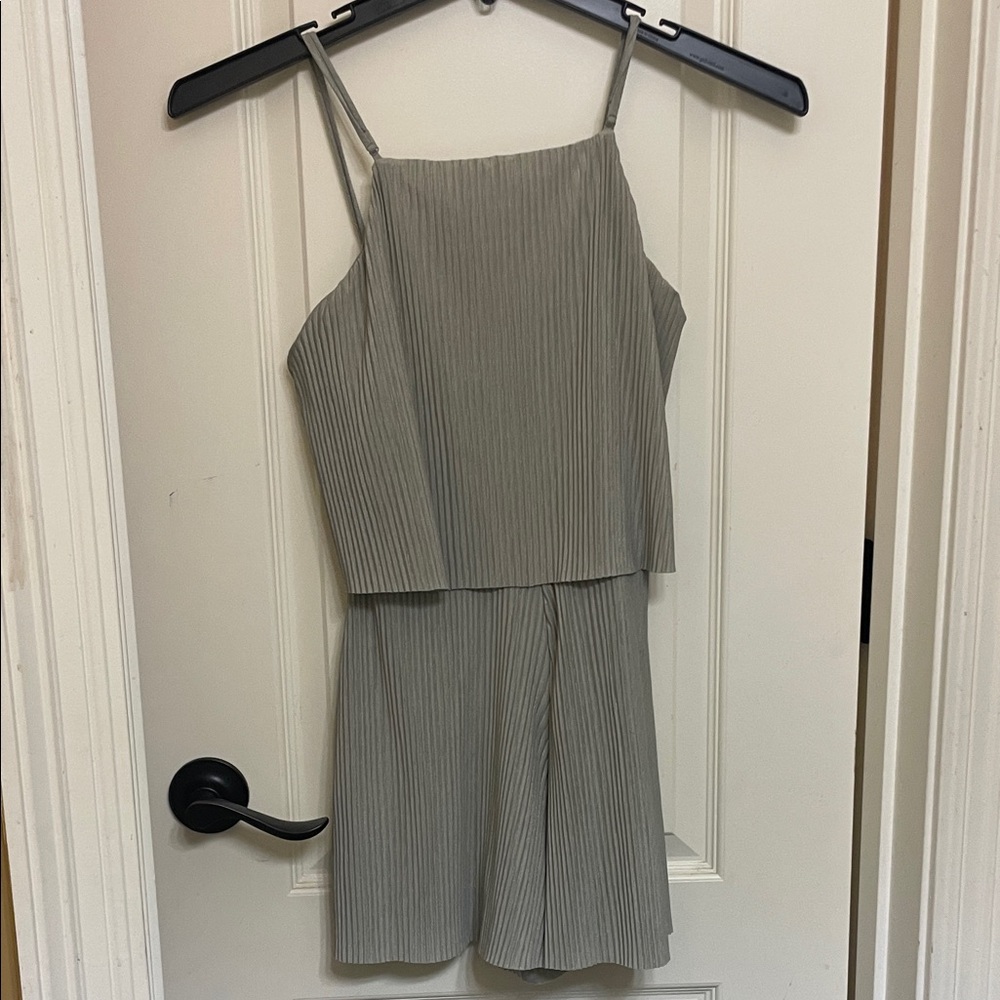 Sage green xs romper
